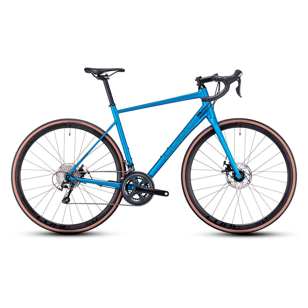 Bicicleta De Ruta Cube Attain Race Blue´n´spectral