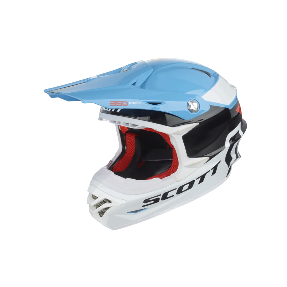 CASCO SCOTT 350 PRO RACE ECE BLUE/ORANGE