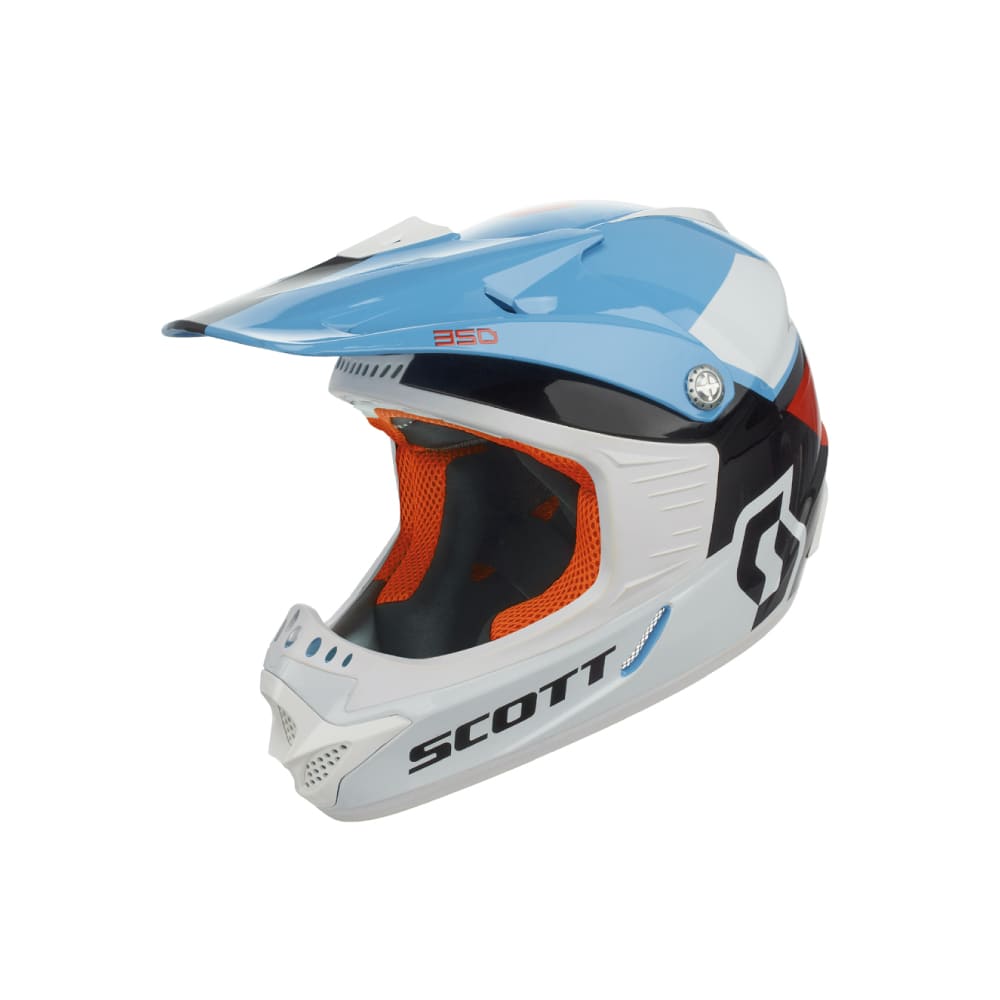 CASCO SCOTT KIDS 350 RACE ECE BLACK/RED