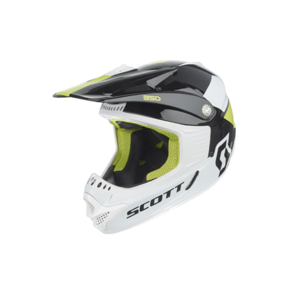 CASCO SCOTT KIDS 350 RACE ECE BLACK/GREEN